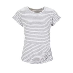 Meet up tee size medium nwot #6130 grey striped